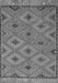 Serging Thickness of Machine Washable Oriental Gray Traditional Rug, wshcon811gry