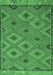 Oriental Emerald Green Traditional Rug, con811emgrn