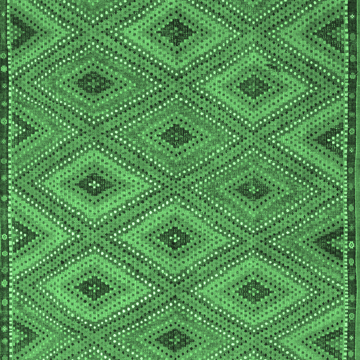 Oriental Emerald Green Traditional Rug, con811emgrn