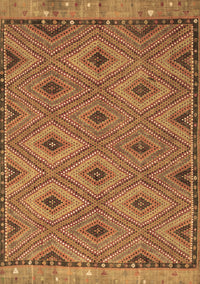 Oriental Brown Traditional Rug, con811brn