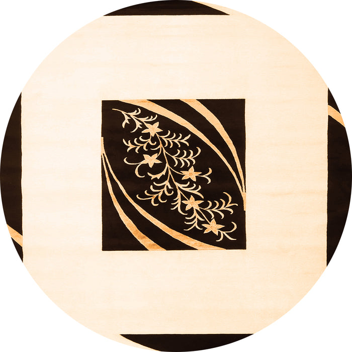 Machine Washable Abstract Orange Contemporary Area Rugs, wshcon812org