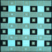 Square Checkered Light Blue Modern Rug, con813lblu