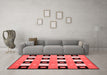 Modern Red Washable Rugs