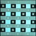 Square Machine Washable Checkered Light Blue Modern Rug, wshcon813lblu