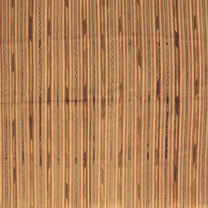 Square Machine Washable Southwestern Brown Country Rug, wshcon814brn