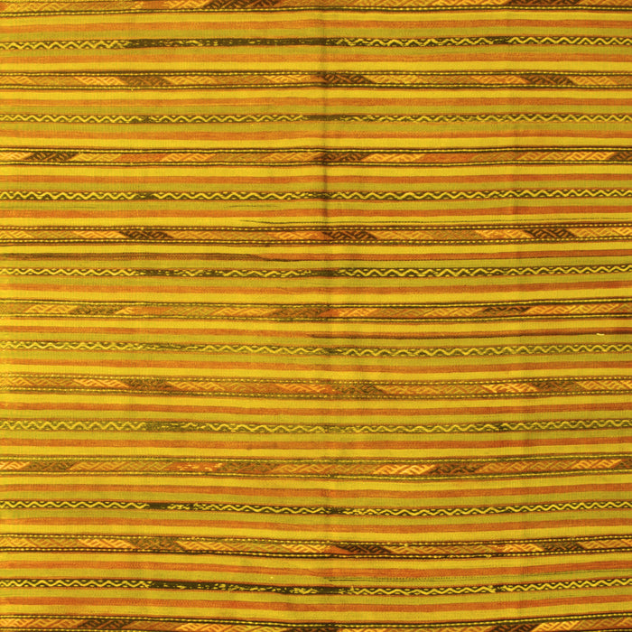 Machine Washable Southwestern Yellow Country Rug, wshcon814yw