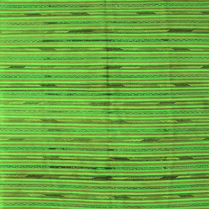Serging Thickness of Southwestern Green Country Rug, con814grn