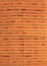 Serging Thickness of Machine Washable Southwestern Orange Country Area Rugs, wshcon814org