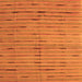 Serging Thickness of Southwestern Orange Country Rug, con814org