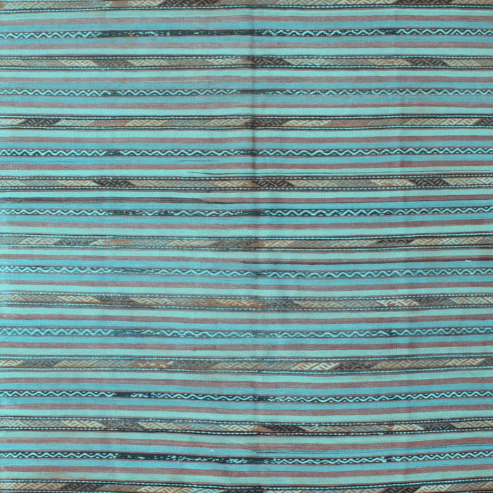 Southwestern Light Blue Country Rug, con814lblu