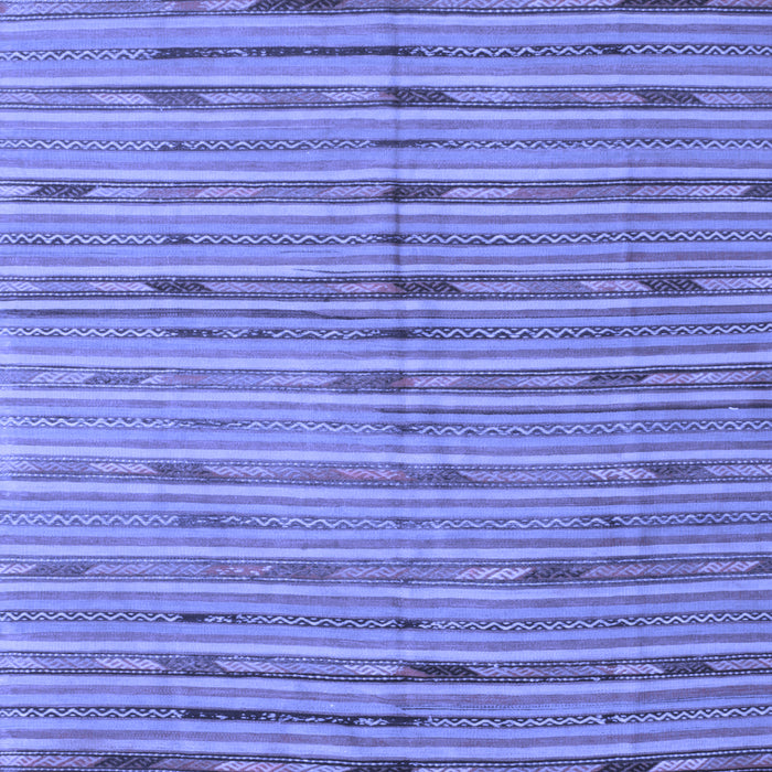 Machine Washable Southwestern Blue Country Rug, wshcon814blu