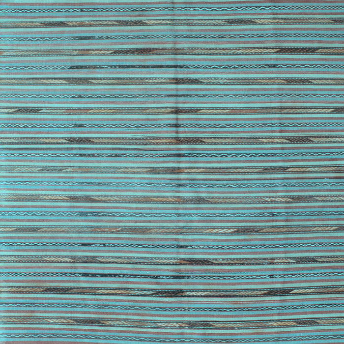 Square Southwestern Light Blue Country Rug, con814lblu