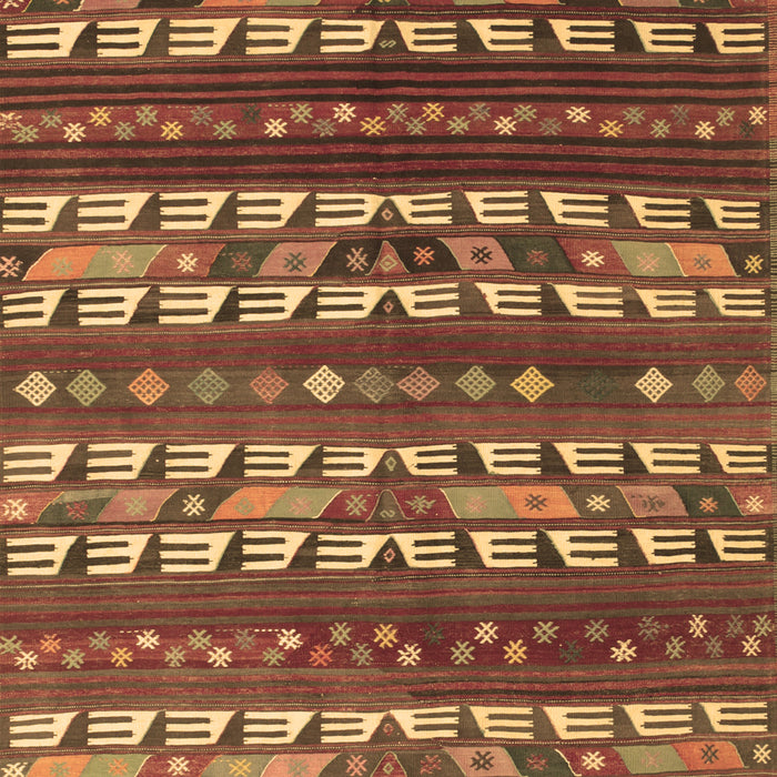 Southwestern Brown Country Rug, con815brn