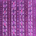 Square Machine Washable Southwestern Purple Country Area Rugs, wshcon815pur