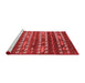 Country Red Washable Rugs