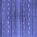 Square Machine Washable Southwestern Blue Country Rug, wshcon816blu