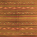 Serging Thickness of Southwestern Orange Country Rug, con816org