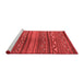 Country Red Washable Rugs