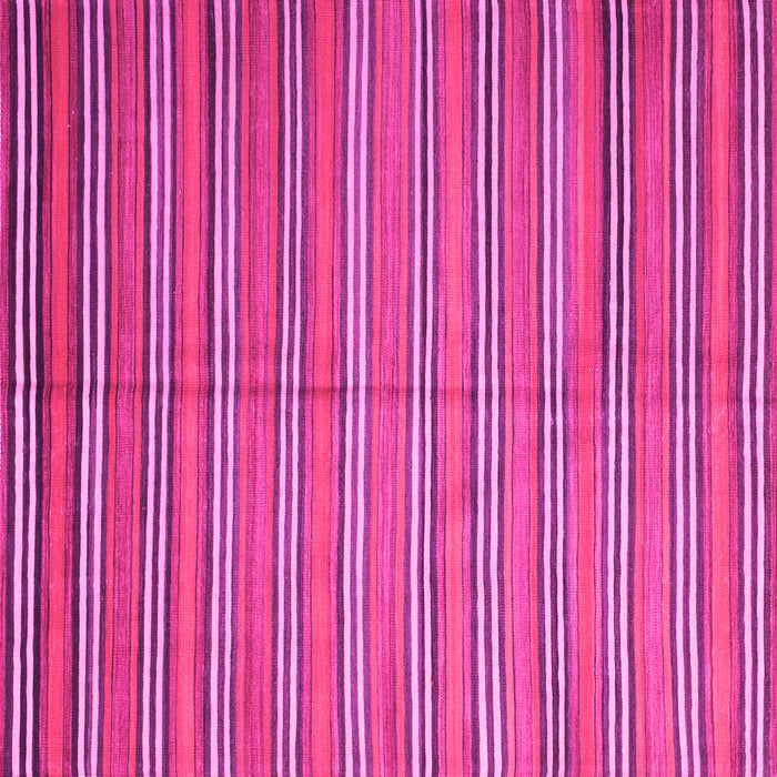 Square Machine Washable Oriental Pink Traditional Rug, wshcon817pnk