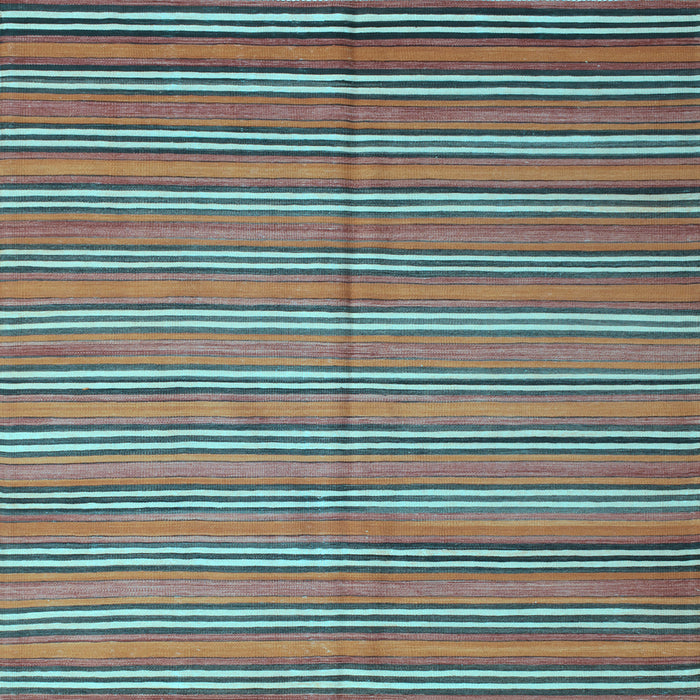 Square Oriental Light Blue Traditional Rug, con817lblu