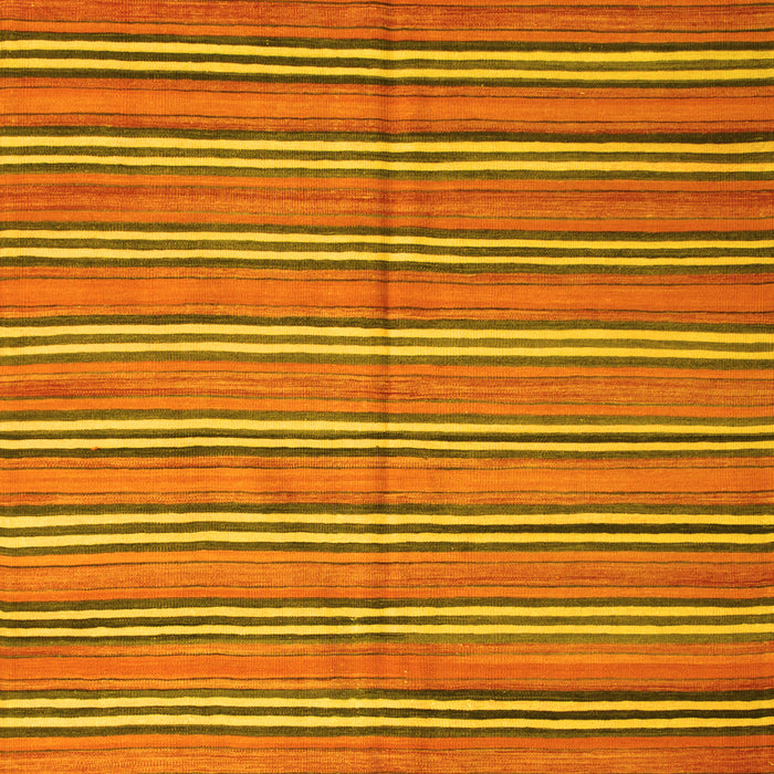 Machine Washable Oriental Yellow Traditional Rug, wshcon817yw