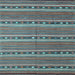 Square Oriental Light Blue Traditional Rug, con818lblu