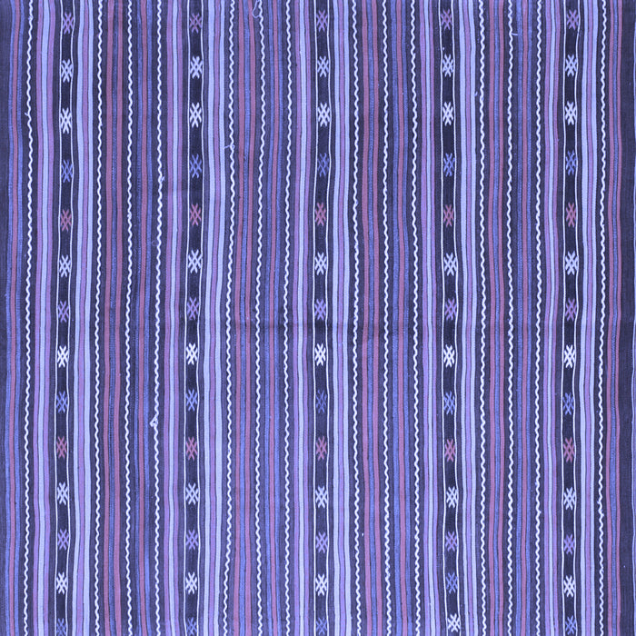 Square Oriental Blue Traditional Rug, con818blu