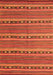 Serging Thickness of Machine Washable Oriental Orange Traditional Area Rugs, wshcon818org