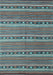 Oriental Light Blue Traditional Rug, con818lblu