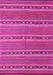 Machine Washable Oriental Pink Traditional Rug, wshcon818pnk