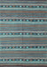 Machine Washable Oriental Light Blue Traditional Rug, wshcon818lblu