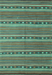 Oriental Turquoise Traditional Rug, con818turq