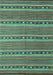 Oriental Turquoise Traditional Rug, con818turq