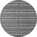 Square Oriental Gray Traditional Rug, con818gry