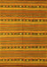 Machine Washable Oriental Yellow Traditional Rug, wshcon818yw