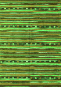 Oriental Green Traditional Rug, con818grn