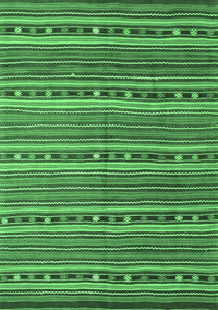 Oriental Emerald Green Traditional Rug, con818emgrn