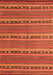 Oriental Orange Traditional Rug, con818org