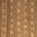 Square Southwestern Brown Country Rug, con819brn