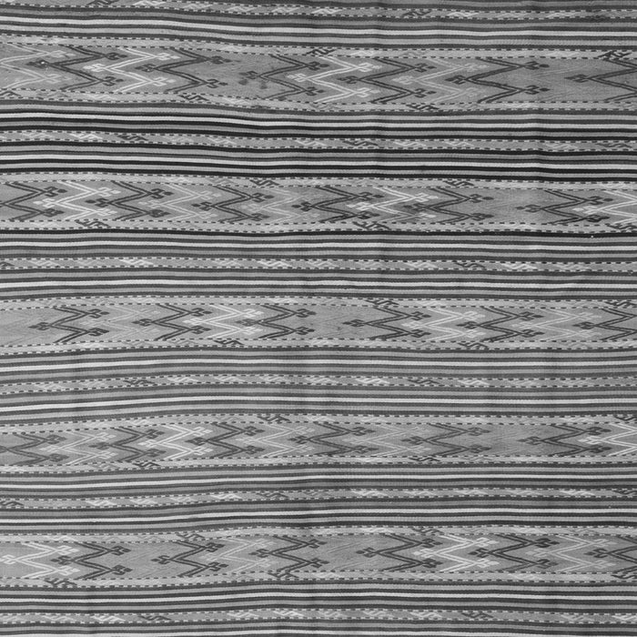 Round Machine Washable Southwestern Gray Country Rug, wshcon819gry