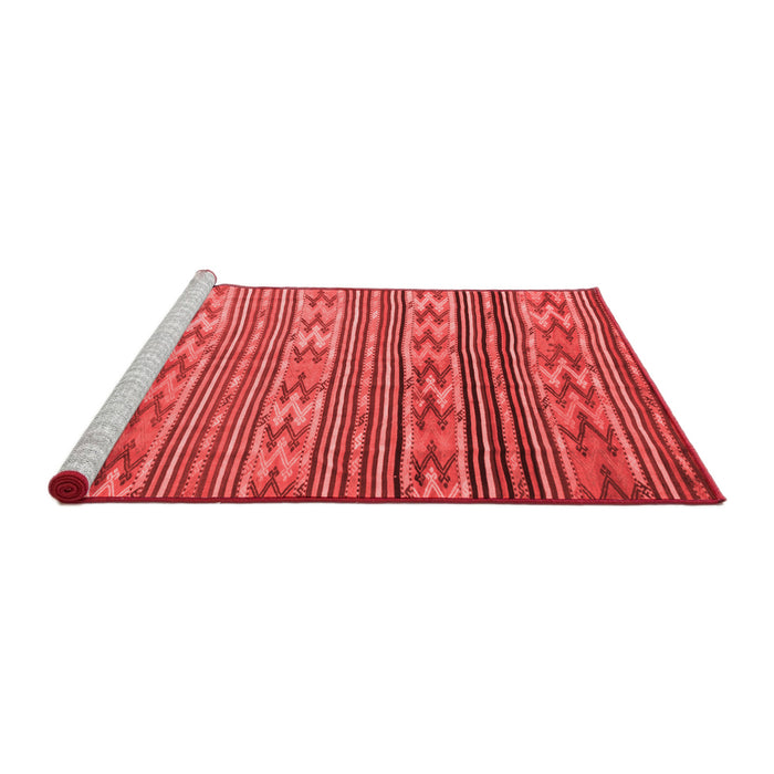 Country Red Washable Rugs