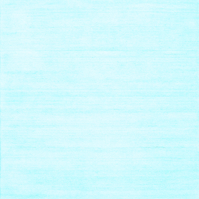 Machine Washable Solid Light Blue Modern Rug, wshcon81lblu