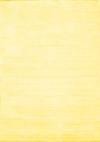 Solid Yellow Modern Rug, con81yw