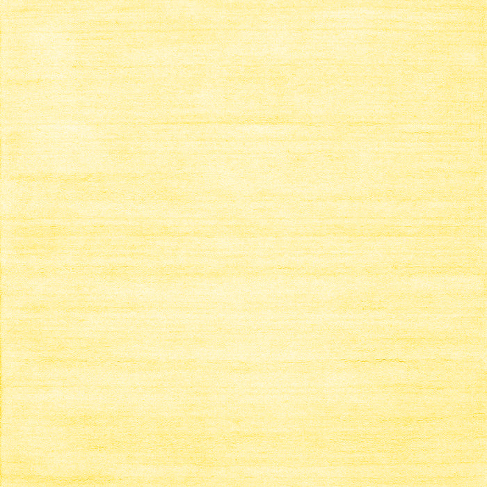 Machine Washable Solid Yellow Modern Rug, wshcon81yw