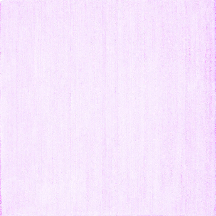 Square Machine Washable Solid Purple Modern Area Rugs, wshcon81pur