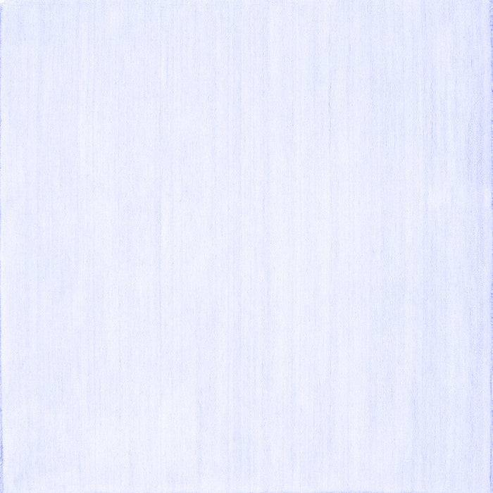 Square Solid Blue Modern Rug, con81blu