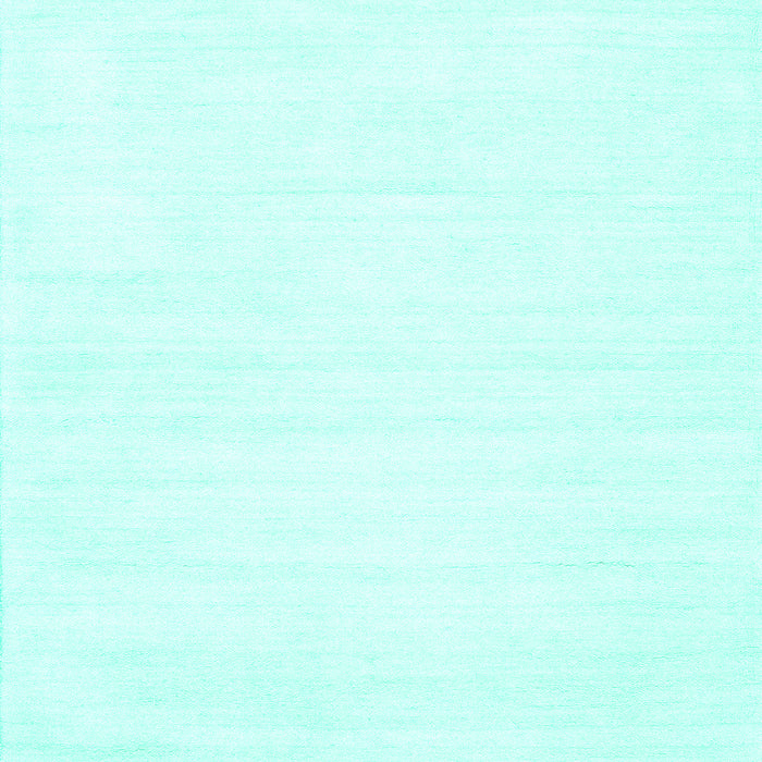 Machine Washable Solid Turquoise Modern Area Rugs, wshcon81turq