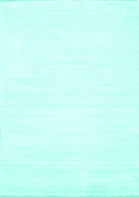 Solid Turquoise Modern Rug, con81turq