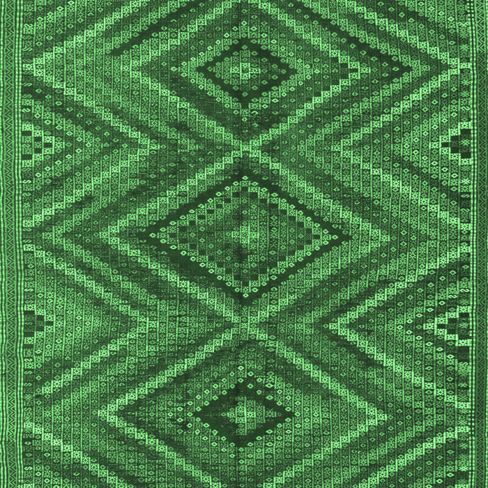 Oriental Emerald Green Traditional Rug, con820emgrn