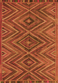 Oriental Orange Traditional Rug, con820org